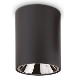 Ideal Lux - Nitro - Plafondlamp - Aluminium - LED - Zwart