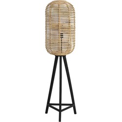 Light & Living - vloerlamp - Tabana - naturel - metaal - driepoot-lamp - E27 - 1830630