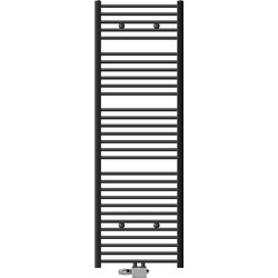 Badkamerradiator Sahara 600 x 1800 mm antraciet recht met centrale aansluiting