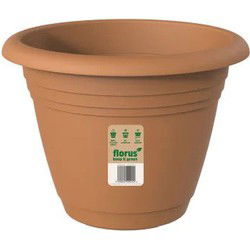 Pot mediter.campana d25 cm terra