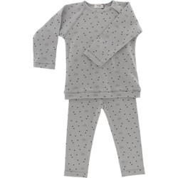 Snoozebaby Snoozebaby Organische Pyjama Milky Rust Rainbow - maat 86/92