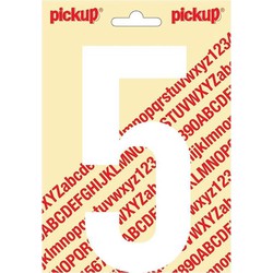 Plakcijfer Nobel Sticker getal 5 - Pickup