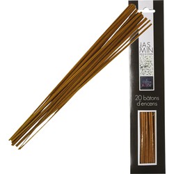 Atmosphera Wierook stokjes in Jasmijn geur - 20x stokjes - 25cm - Wierookstokjes