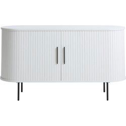 Dressoir Wit Eikenhout - 140x45x76cm - Nola