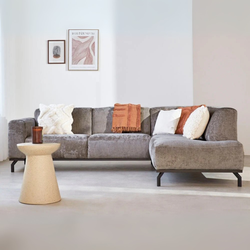 Hoekbank Chloe taupe rechts