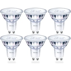 Philips CorePro LEDspot 5-50W GU10 36D Extra Warm Wit Dimbaar 6-Pack