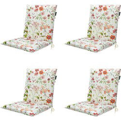 Madison -  Stapelstoelkussen Milly natural - Ca. 97x49 cm - Set van 4
