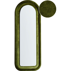 CULAN - Wandspiegel - Groen - Fluweel