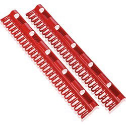 Leifheit 81534 Pegasus Houders voor Klein Wasgoed 2 Stuks Rood