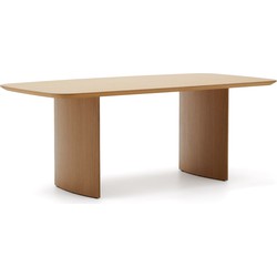 Kave Home - Litto tafel van eikenfineer 200 x 100 cm