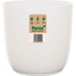 Pot flow d18 cm wit