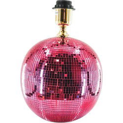 Lamp - Disco ball - Glass - Pink - 20x20x20cm