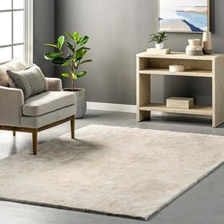 Wasbaar vloerkleed - Solid Crème - 240 X 340 CM