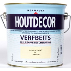 Houtdecor 601 gebroken wit 2500 ml