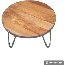 Benoa Terramuggus Wood & Iron Coffee Table Rough Mango 60x39 cm