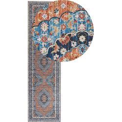 Beliani MIDALAM - Loper-Blauw-Polyester