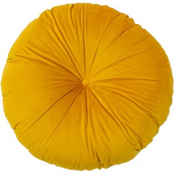 Decorative cushion London yellow dia. 75 cm - Madison