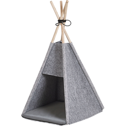 ULUBEY - Dierenbed - Lichtgrijs - Vilt