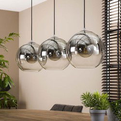 Hanglamp 3-Lichts - Bubble Shaded - 30x115x150cm