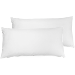 FELDBERG - Hoofdkussen set van 3 - Wit - 40 x 80 cm - Japara katoen