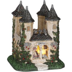 Kasteel van Doornroosje battery operated - l9xb9xh11cm