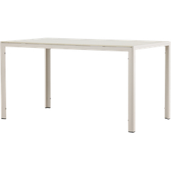 Joas polywood tuin eettafel beige - 140 x 90 cm