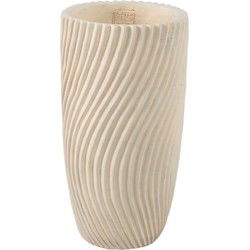 PTMD Vaas Lianna - 16x16x30 cm - Cement - Creme