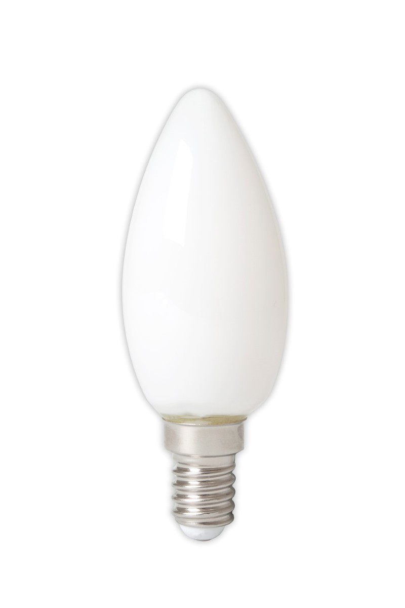 3 stuks LED volglas Filament Kaarslamp 240V 3,5W 290lm E14 B35, Softline 2700K CRI80 Dimbaar - Calex - 