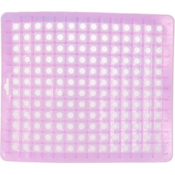 Gootsteenmat roze 25 x 29 cm - Afwasbak