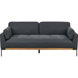 SKAVEN - Driezitsbank - Zwart - Polyester