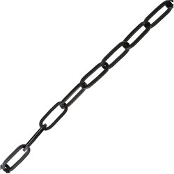 Sierketting zw gelakt 29x3 p/m