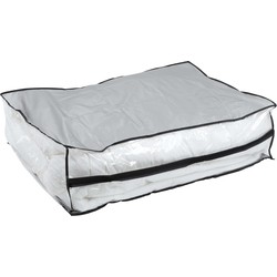 HI opbergtas/beschermhoes beddengoed/kleding - voor onder bed - 85 x 60 x 25 cm - Opberghoezen