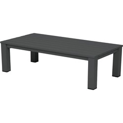 Garden Impressions Coba lounge tuintafel 130x70 - donker grijs