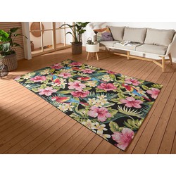 Binnen- En Buitenkleed - Tropical Flowers Multicolor - 120 X 180 CM