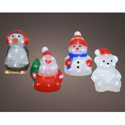 LED figuren l16b20h25 cm-20l hldr a4 kerstverlichting