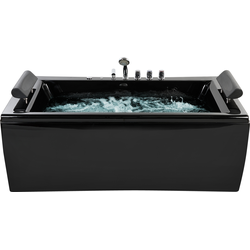 Beliani MONTEGO - Whirlpools voor binnen-Zwart-Acryl