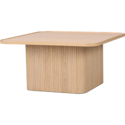 Sullivan houten salontafel whitewash - 80 x 80 cm