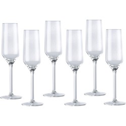 48x Champagneglas/glazen 22 centiliter - Champagneglazen