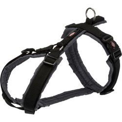 TRIXIE HONDENTUIG PREMIUM TREKKING ZWART / GRIJS 62-74X2,5 CM