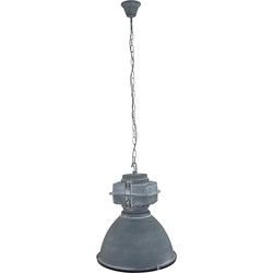 Mexlite - hanglamp - Densi - grijs - glas metaal - Ø 47cm - E27 - 7779GR