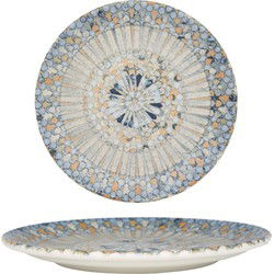 Bonna Dessertbord - Luca Mosaic - Porselein - 17 cm - set van 6
