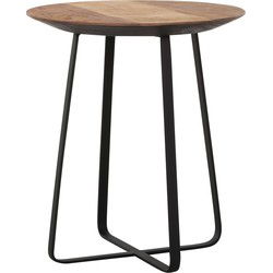 DTP Home Coffee table Neptunes small NATURAL,45xØ40 cm, recycled teakwood