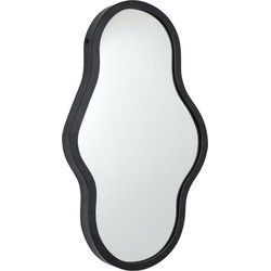 LOFT42 Spiegel Origa Small - Organische vorm - Metaal - Zwart - 50x30