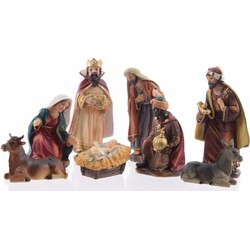 Polystone kersstal figuren 12 cm - Kerststallen