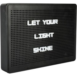 Dresz Letterbord A5 - LED pinbord - Zwart