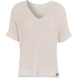 Knit Factory Daisy V-Hals Trui - Beige - 36/44