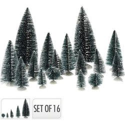 Kerstbomen set 16sts