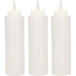 Sausflessen/doseerflessen 400 ML 3 stuks - Maatbekers