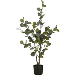 Mica Decorations Eucalyptus Kunstplant in Bloempot - H95 x Ø55 cm - Groen