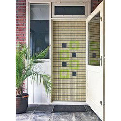 007 Vliegengordijn met Diagonalen - kant en klaar 92 x 209